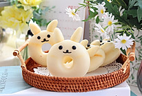 小兔子甜甜圈馒头︱小朋友绝对喜欢哟！的做法