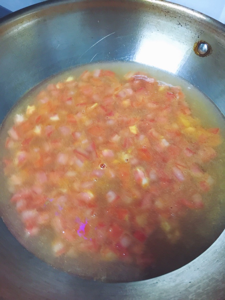 番茄豆腐汤的做法图解3