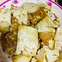 #不容错过的鲜美滋味#香煎豆腐的做法图解3