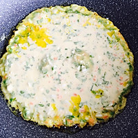 米饭蔬菜饼的做法图解2