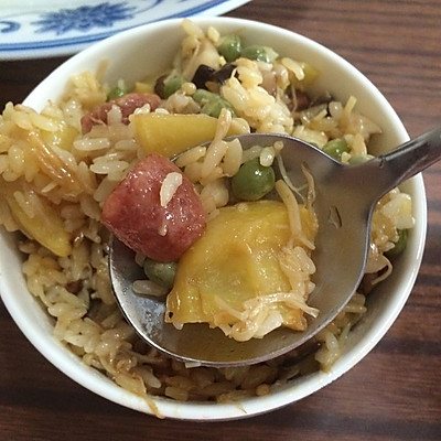 土豆焖饭（空气炸锅版）