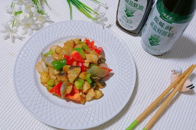 三色鳕鱼丁