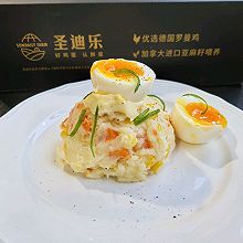 溏心蛋土豆泥沙拉