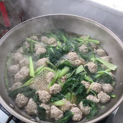 小白菜油菜豬肉丸子湯的做法-菜譜-豆果美食移動版