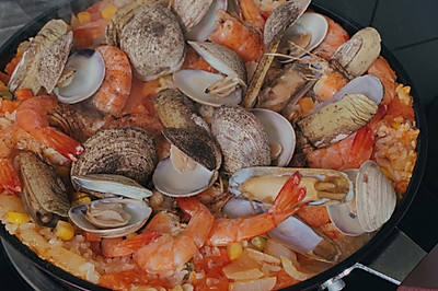 家庭版西班牙海鲜烩饭