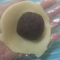 豆沙蛋黄酥（玉米油版）的做法图解18