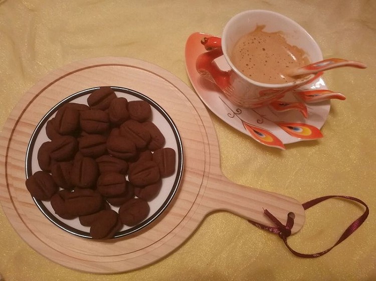 咖啡可可饼干的做法