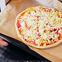 自制披萨，健康无添加【饼皮自制版】的做法图解5