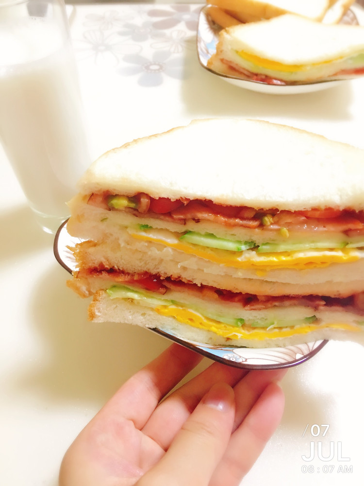 三明治的做法
