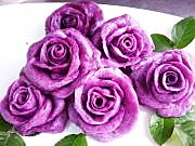 面塑类之紫薯玫瑰  超级生动形象的做法图解9