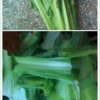 蒜沫炒青菜的做法图解1