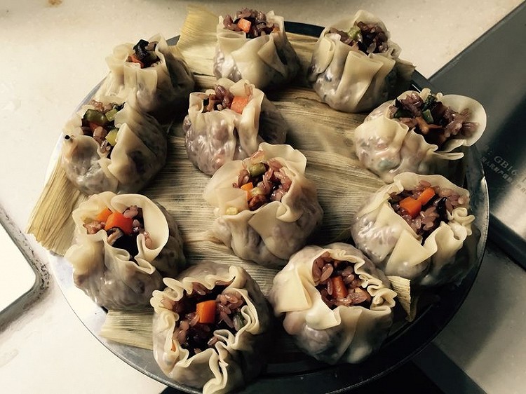 肉丁烧麦的做法