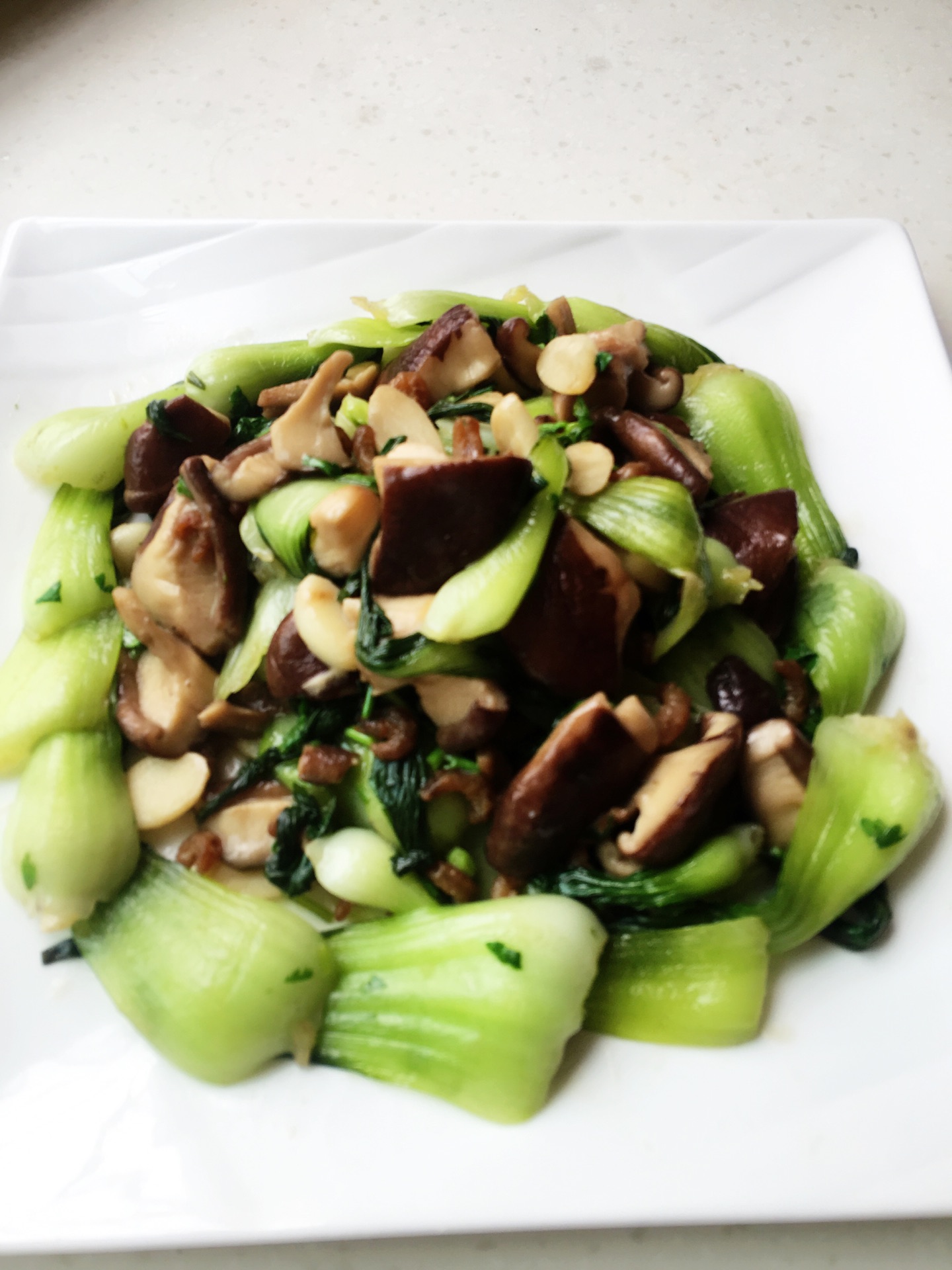 炒香菇油菜怎么做_炒香菇油菜的做法_豆果美食