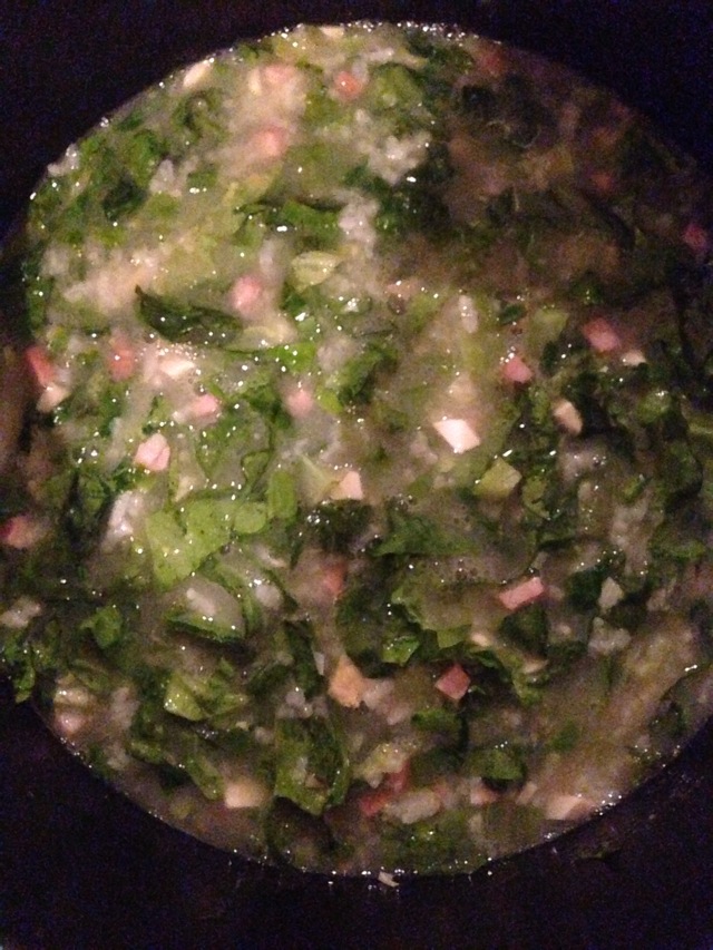 Vegetable congee