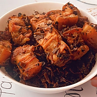 #万物皆可搭# 【蒸菜】梅干菜五花肉的做法图解8