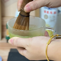 #在夏日饮饮作乐#抹茶拿铁的做法图解4