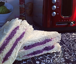 紫薯三明治——养生三明治的做法