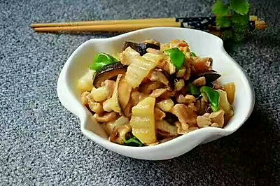 香菇山药肉片