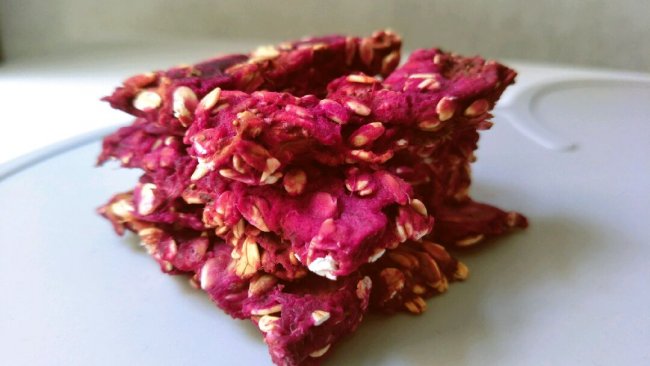 ☞紫薯燕麦能量棒☜不一样的磨牙零食的做法