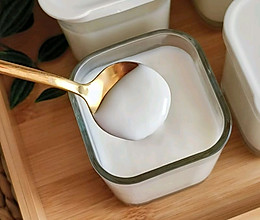 自制️0添加～奶香浓郁细腻丝滑的老酸奶的做法