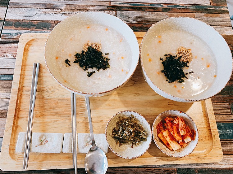 韩式鸡丝海苔粥 咸味粥的做法