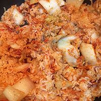 泡菜炒饭的做法图解5