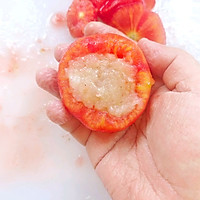 #忽而夏至 清凉一夏#番茄酿虾滑的做法图解6