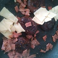 香浓黑椒芝士火腿香菇——低脂美味的做法图解6