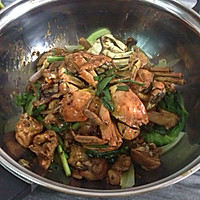蟹焖鸡的做法图解3