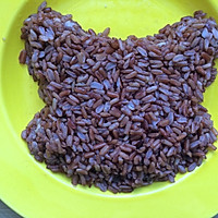 缤纷阿狸红米饭的做法图解2