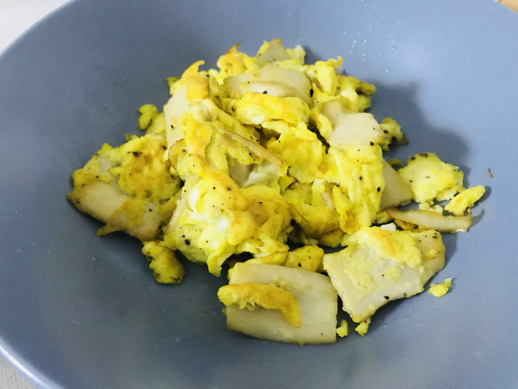 香煎杏鲍菇鸡蛋的做法