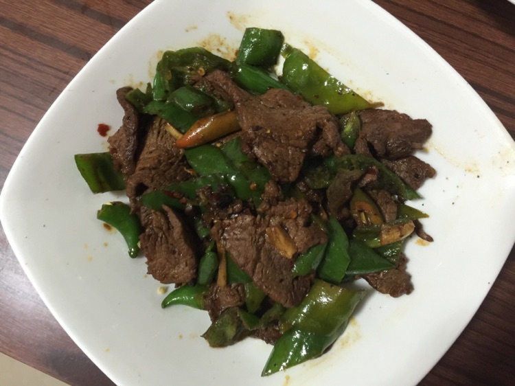 老干妈尖椒牛柳的做法图解5