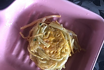 土豆丝鸡蛋饼的做法