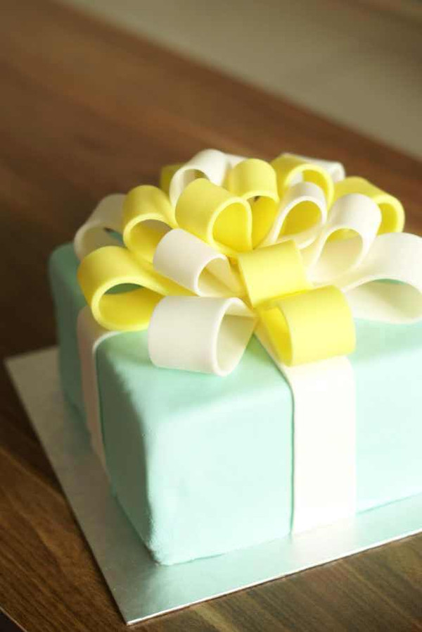 Tiffany礼物盒蛋糕