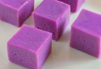 紫薯凉糕 12+宝宝辅食的做法