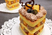 #豆果10周年生日快乐#芒果爱心❤️小蛋糕的做法