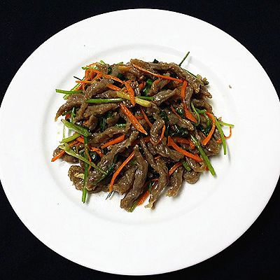 芫爆牛肉丝