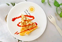 12M+吐司肉松蛋饼：宝宝辅食营养食谱菜谱的做法