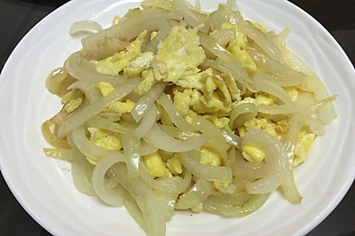 洋葱炒鸡蛋