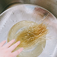 豆角粉丝素包的做法图解2