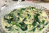 蟹黄菠菜的做法