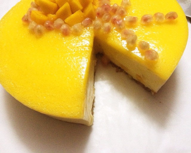 芒果酸奶慕斯蛋糕 8寸的做法