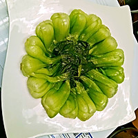 蚝油香菇上海青的做法图解3