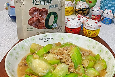 肉末炒丝瓜