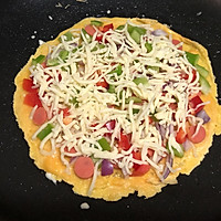 快手早餐—鸡蛋饼披萨的做法图解9