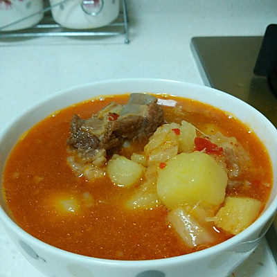 （超级简单版）韩式土豆脊骨汤