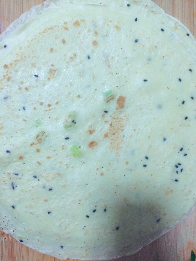 葱香鸡蛋饼的做法图解5
