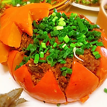 金瓜粉蒸排骨盅#春天肉菜这样吃#