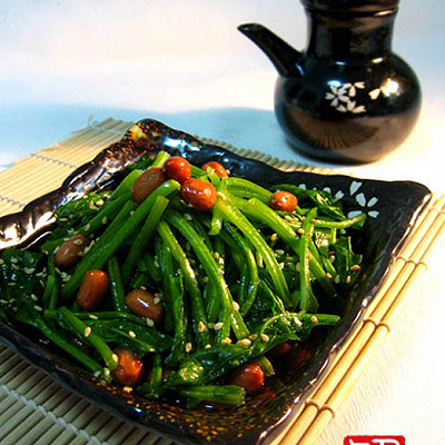花生仁菠菜
