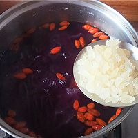 紫薯莲子银耳羹的做法图解7